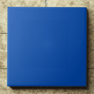 Cobalt Blue #0047ab Deep Bold Modern Accent Tile