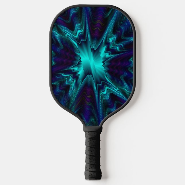 Cobalt Blue Designe Pickleball Paddle (Front)