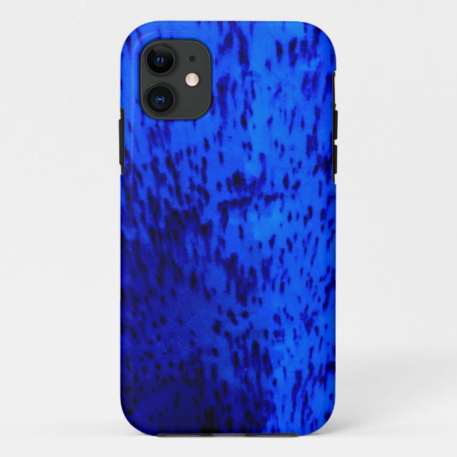 Cobalt Blue Earthenware Case-Mate iPhone Case (Back)