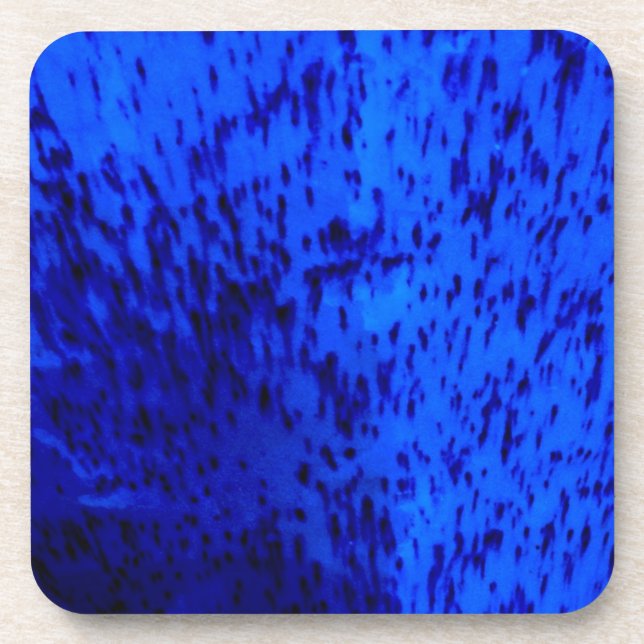 Cobalt Blue Earthenware Coaster (Front)