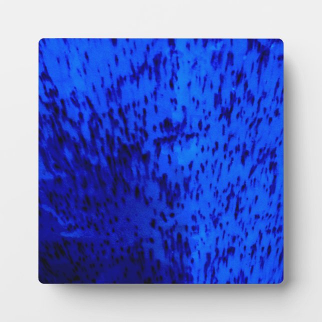 Cobalt Blue Earthenware Plaque (Front)