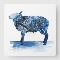 Cobalt Blue Farm Animals - Sheep