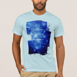 Cobalt Blue Galaxy Burst T-Shirt