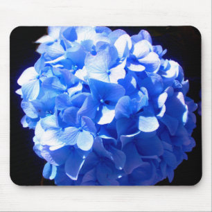Cobalt Blue Hydrangea Mouse Mat