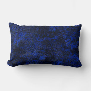 Cobalt blue lumbar cushion