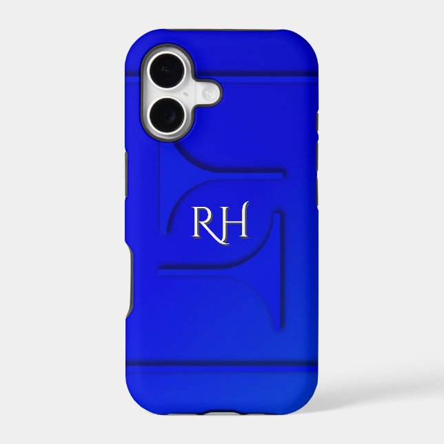 Cobalt Blue Monogram (Back)