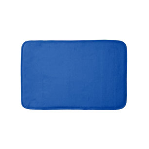 Cobalt Blue Solid Colour Bath Mat
