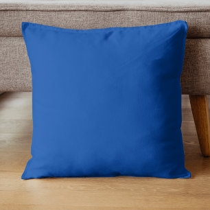 Cobalt Blue Solid Colour   Classic   Elegant Cushion