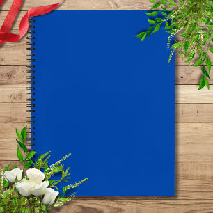 Cobalt Blue Solid Colour   Classic   Elegant Notebook