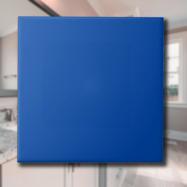 Cobalt Blue Solid Colour | Classic | Elegant Tile (Creator Uploaded)