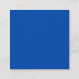 Cobalt Blue Square Business Card