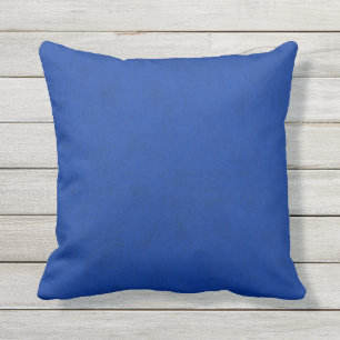 Cobalt Blue Velvet Look Cushion