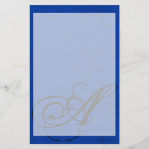 Cobalt Blue Velvet Personalised Home Casino Stationery