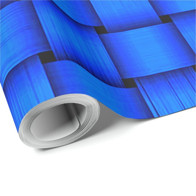 Cobalt Blue Wrapping Paper (Roll Corner)