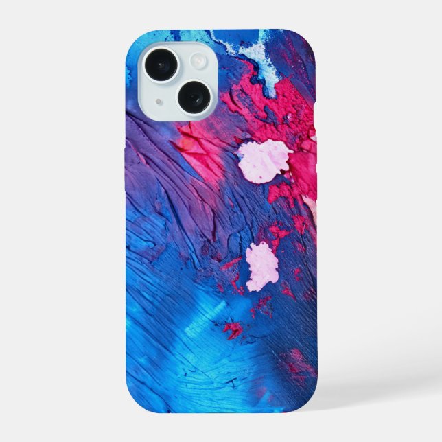 Cobalt Bubblegum iPhone 15 Case (Back)