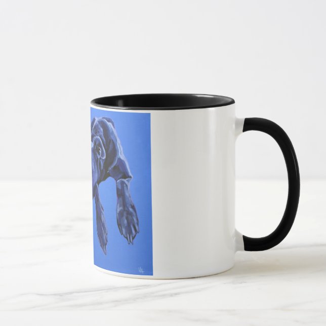 Cobalt Daydream - Lurcher mug (Right)