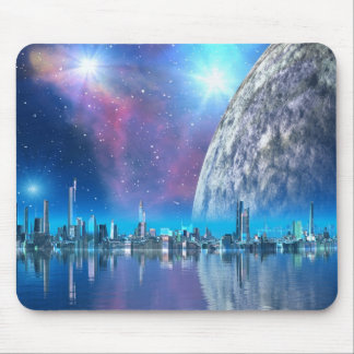 Cobalt Island Cities of the Future Mousemat