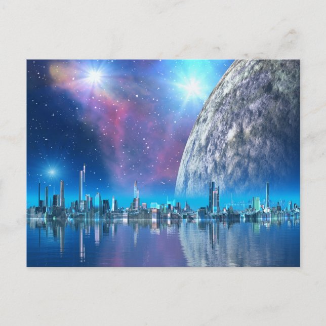 Cobalt Island Cities of the Future Postcard (Front)