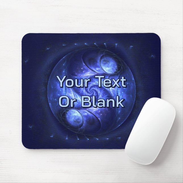 Cobalt Portal Mouse Mat (With Mouse)