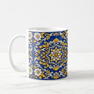 Cobalt Scroll Azulejo Mug