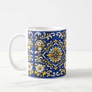 Cobalt Vase Azulejo Mug