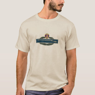 COBAT INFANTRY BADGE (CIB) WITH PURPLE HEART MEDAL T-Shirt