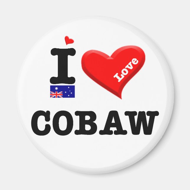 COBAW - I Love Magnet (Front)