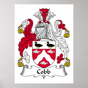 Cobb Family Crest Poster