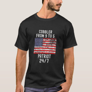 Cobbler Patrio Patriotic 4th Of July Usa Flag T-Shirt