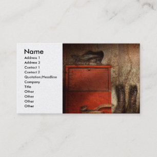 Cobbler - The shoe shiner 1900 Business Card