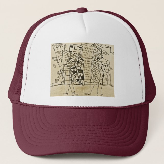 COBBLESTONE CITY TRUCKER HAT (Front)