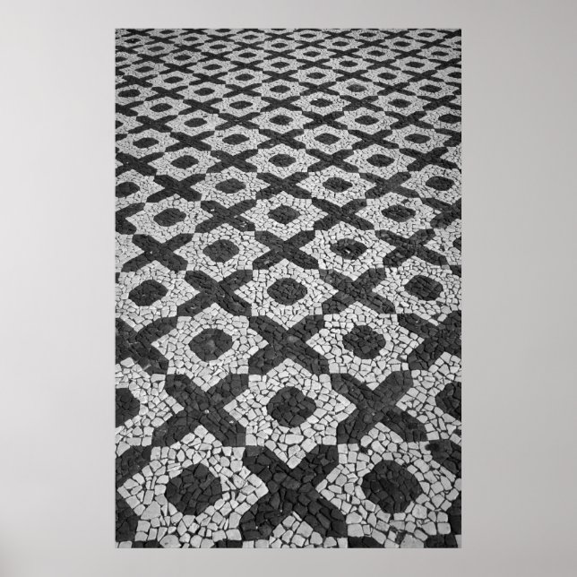 Cobblestone patterns poster (Front)