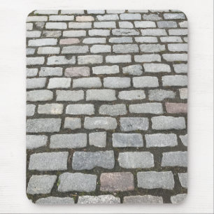 Cobblestone Stone Garden Pathway Sidewalk Photo Mouse Mat