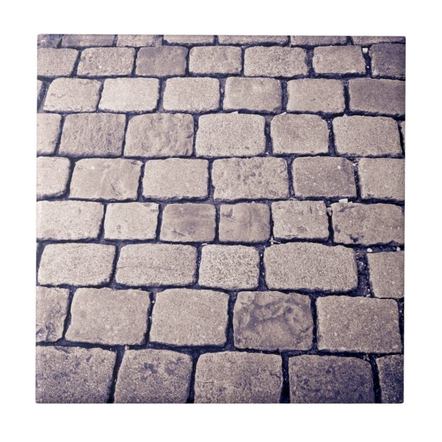 Cobblestone Street Detail, Horizontal Tile (Front)