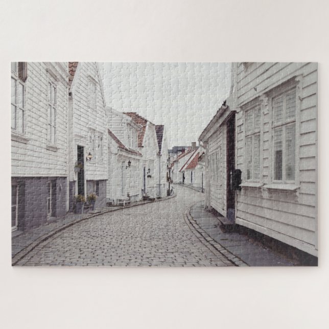 cobblestone village puzzle (Horizontal)