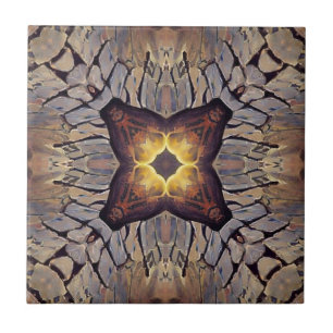 Cobblestones shimmering golden stones graphic art tile