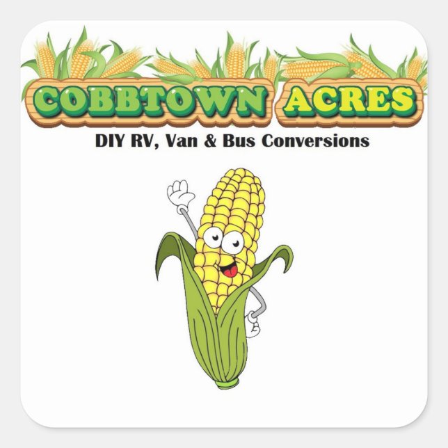 Cobby from Cobbtown Acres Square Sticker (Front)