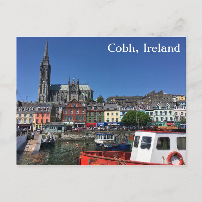 Cobh, County Cork, Ireland Postcard 3 (Front)