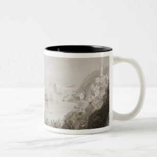 Cobh Harbour, Cork, Ireland Two-Tone Coffee Mug