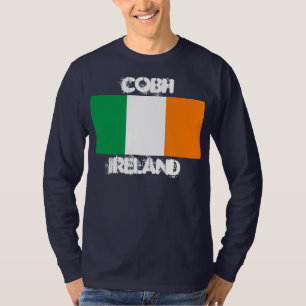 Cobh, Ireland with Irish flag T-Shirt