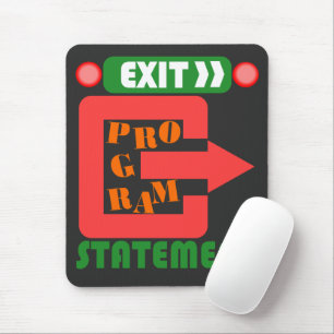 Cobol Exit Program Statement Mouse Mat