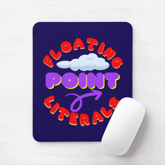 Cobol Floating-point Literals Mouse Mat (With Mouse)