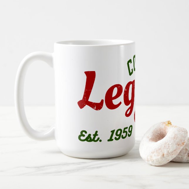 COBOL Legends Est. 1959 – A Retro Tech Sticker Coffee Mug (With Donut)