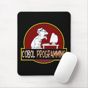 COBOL Programmer - Old-School Coding Legend Mouse Mat