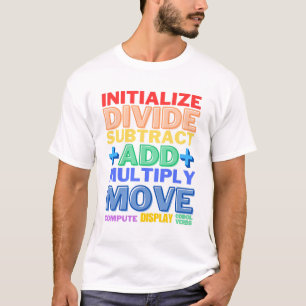 Cobol Programming Language Basic Verbs T-Shirt