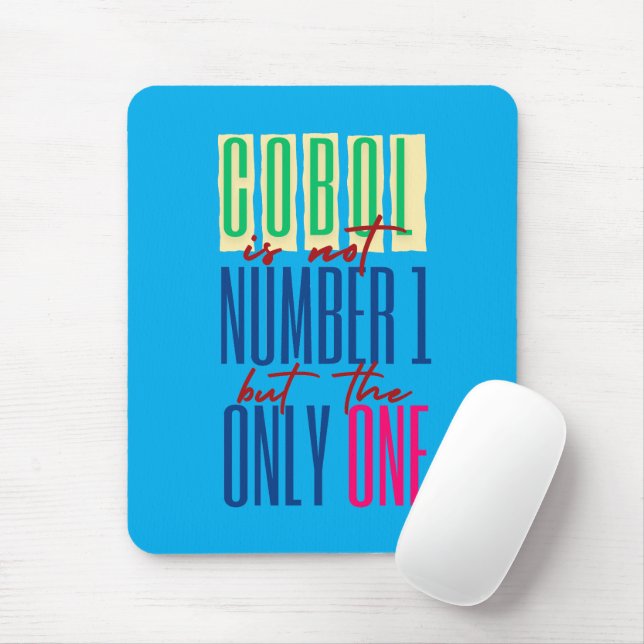 Cobol Programming Language is The Only One Mouse Mat (With Mouse)