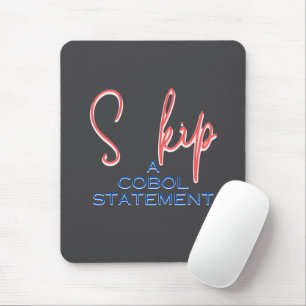 Cobol Programming Language Skip Statement Mouse Mat