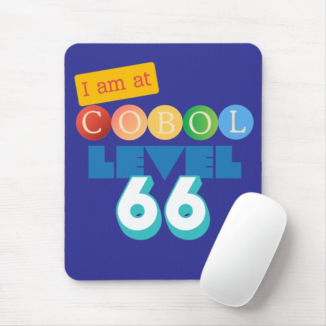 Cobol Programming Level 66 Mouse Mat (With Mouse)