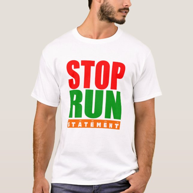Cobol Programming Stop Run Statement T-Shirt (Front)