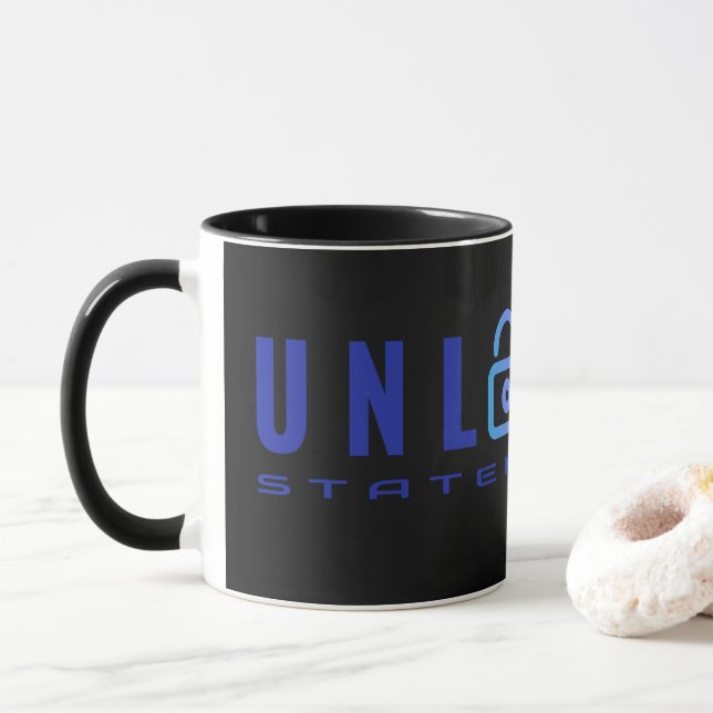 Cobol Programming UNLOCK Statement Mug (With Donut)